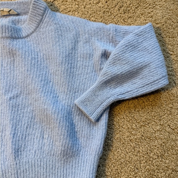 Everlane Blue Crew Neck Sweater with Relaxed Fit - Picture 3 of 6